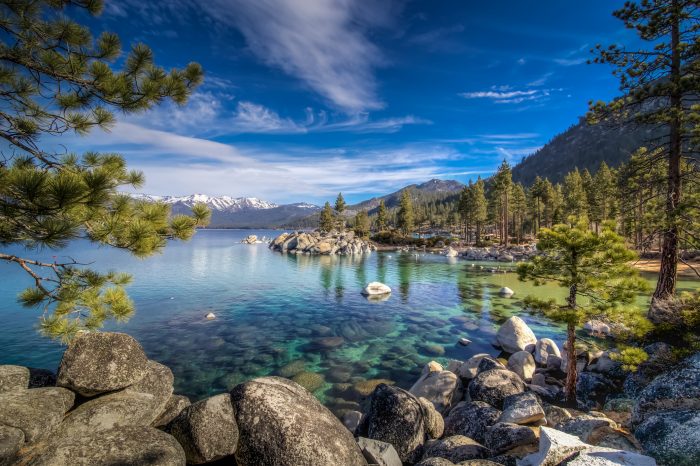 Sand Harbor in Lake Tahoe, which is the subject of the Fish Story Tribal Water Story that Dudek created in collaboration with DWR for K-12 educational outreach.